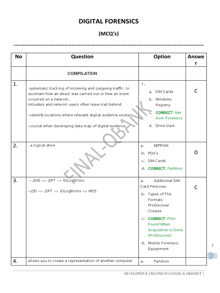 DIGITAL FORENSICS Final Stuff PDF Computer Network Network Switch