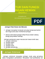 Struktur Dan Fungsi Jaringan Hewan (Bagian 1)