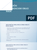 Predavanja 16.11. Metodički Organizacijski Oblici Rada 1 Jednostavni