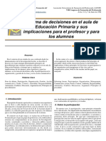 Dialnet LaTomaDeDecisionesEnElAulaDeEducacionPrimariaYSusI 2784574 PDF