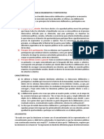 Principios de La Democracia Deliberativa y Participativa PDF