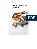 Onion Dip & Crispy Baked Potato Chips