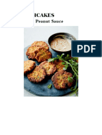 Fishcakes: Thai With Spicy Peanut Sauce