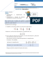 Semana 3 Repaso Multiplicacion y Division Fracciones 21 - 10 - 2020