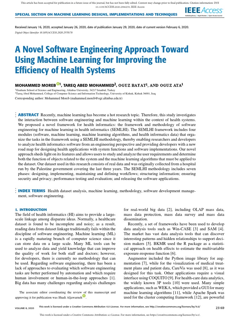 A Novel Software Engineering Approach Toward Using PDF | PDF | Machine