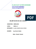 Informe Delimitacion de Cuenca