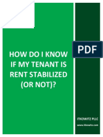 How Do I Know If My Tenant Is Rent Stabilized or Not