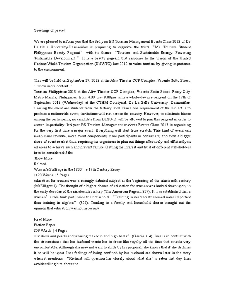 Filipino Values Pageant | PDF | Social Science