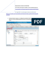 PASOS BASICOS PARA CONFIGURACION DE LOS NUEVOS TRANSITION