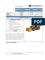 Ficha Tecnica de Maquinaria