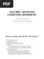 FALLSEM2018-19 - MAT5009 - TH - TT531 - VL2018191004951 - Reference Material I - 01 - MAT 5009 - ADVANCED COMPUTER ARITHMETIC PDF