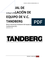 Breve Manual de Instalacion Sistemas TANDBERG PDF