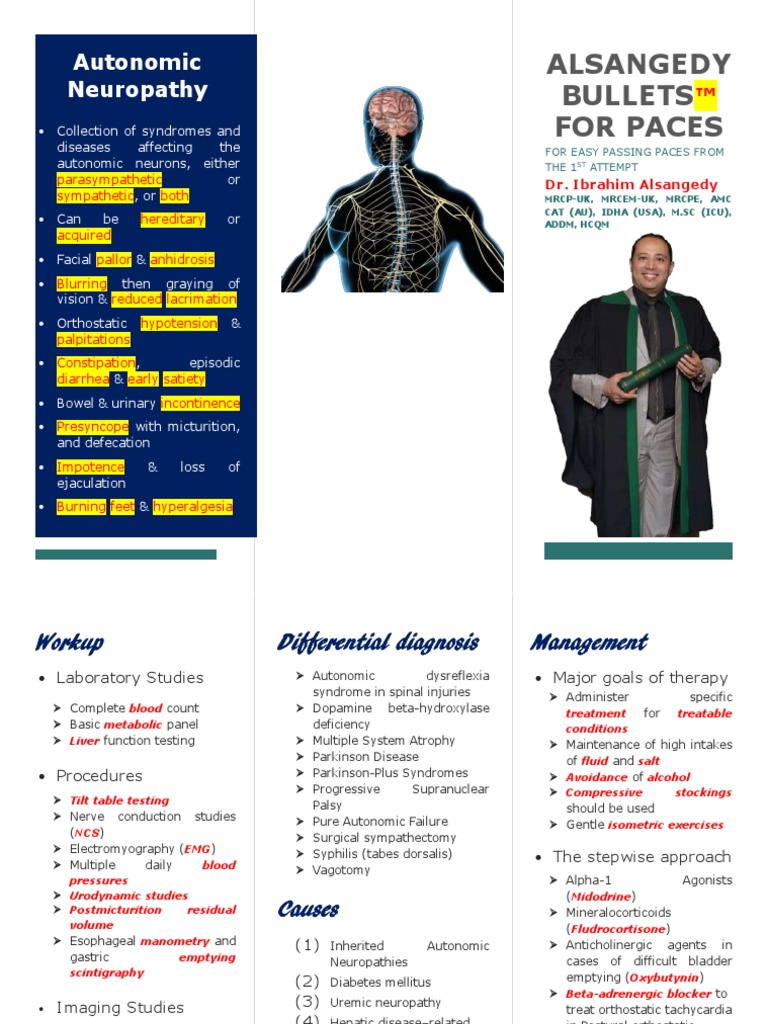 ALSANGEDY BULLETS FOR PACES Autonomic Neuropathy 2nd Edition PDF | PDF ...