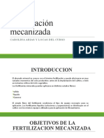 Fertilización Mecanizada