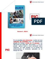 PIC - Programas y Test para Selección y Calificación de Personal - 2020-II Sesion 9