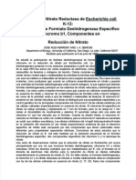 PDF Complejo de Nitrato Reductasa de Escherichia Coli K 12 Participacion de F DL - PDF