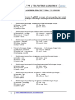 Sol Tes Potensi Akademik (Tpa)