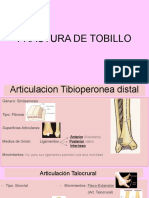 Fractura de Tobillo