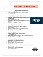 Tata Tertib Siswa NJJS 2020 PDF