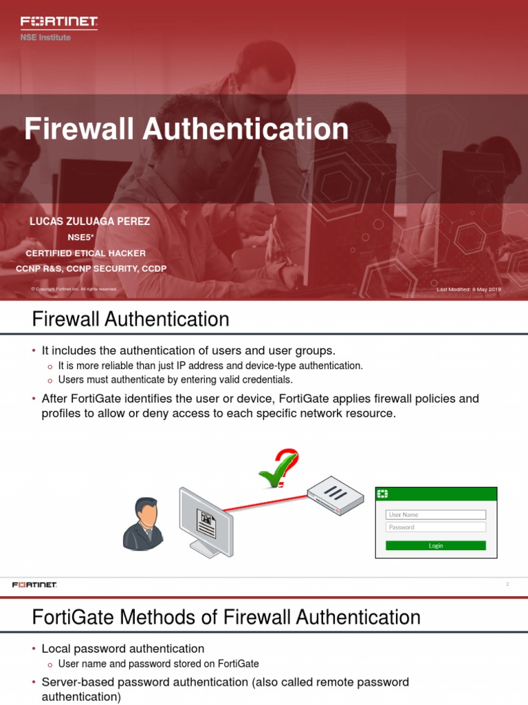 Clase12 Firewall Authentication Parte1 PDF | PDF | Authentication ...