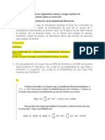 Probabilidad Binomial, Poisson y Normal