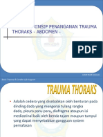 TRAUMA THORAKS - Abdomen