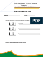 Evaluacion de Matematicas PDF