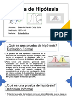 Prueba de Hipótesis