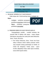 SEJARAH PUBLIC HEALTH AND PHN (Bu Titih)