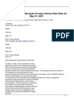 Finance Xerox Miscopies Foreign Interest Rate Data On May 31 2001