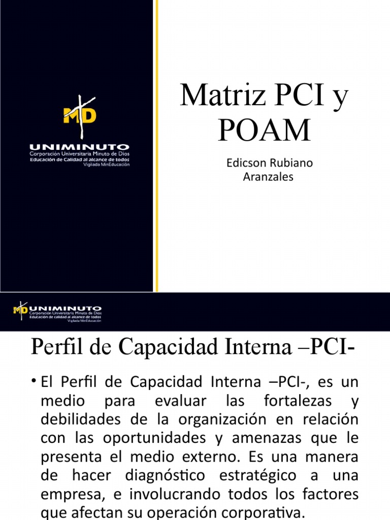 Matriz PCI y POAM (Autoguardado) | PDF | Marketing | Business