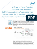 Intel and Riverbed + BT SaaS Acceleration