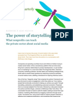The Power of Storytelling - What Nonprofits Can Teach The Private Sector About Social Media