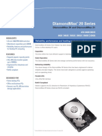 Data Sheet Disco Duro Maxtor DiamondMax® 20 Series PDF