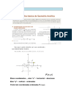 Conceitos básicos da Geometria Analítica