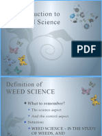 Introduction To Weed Science