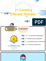 21 Century Literary Genres: Week 3