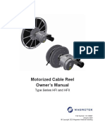 Motorized Cable Reel Owner's Manual: Type Series HFI and HFII