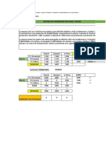 Método de Transporte en Solver Taller