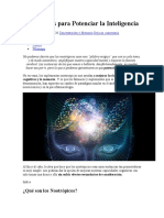 Nootrópicos para Potenciar La Inteligencia