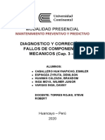 DIAGNOSTICO Y CORRECIÓN DE FALLOS DE COMPONENETES MECANICOS (Cap. 3 - 4)