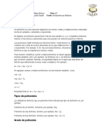 Polinomios: Definición, tipos y operaciones