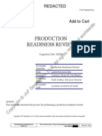 Production Readiness Review: LLC. All Rights Reserved Worldwide