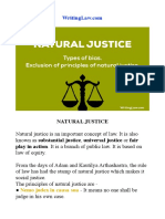 Natural Justice Concept Explained