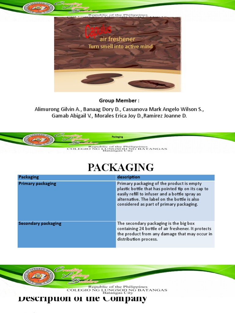 Air Freshener Turn Smell Into Active Mind PDF Packaging And