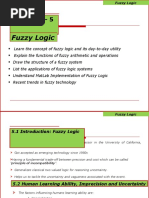 Fuzzy Logic: Chapter-5