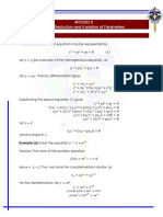 Order Reduction and Variation of Parameters Reduction of Order