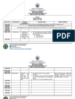 Weekly Learning Plan