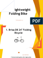 Best Lightweight Folding Bike
