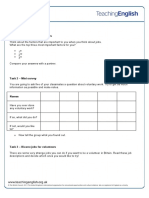 Volunteering Student Worksheet